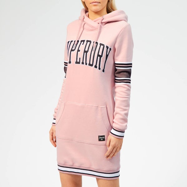 Superdry Women's Beccy Sweatshirt Dress - Dusty Pink