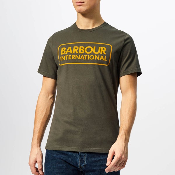 Barbour International Men's Essential Large Logo T-Shirt - Sports Olive