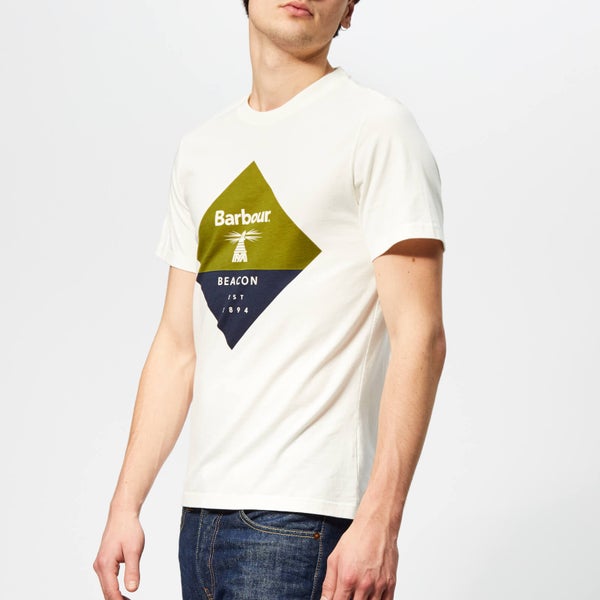 Barbour Men's Diamond T-Shirt - Neutral