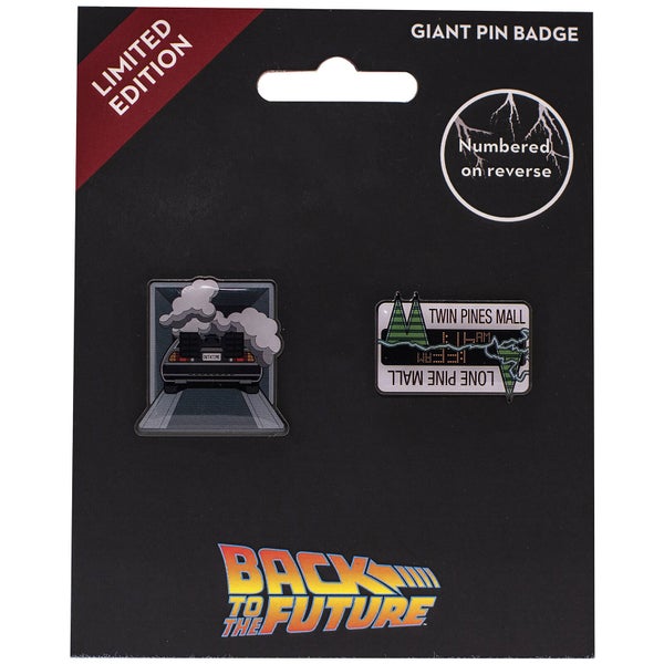 Back to the Future Limited Edition Pin Badge Set
