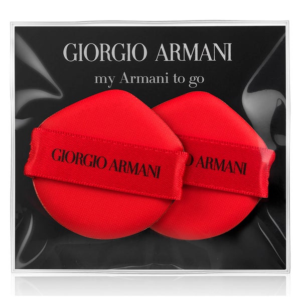 Éponge fond de teint coussin My Armani to Go Giorgio Armani x 2