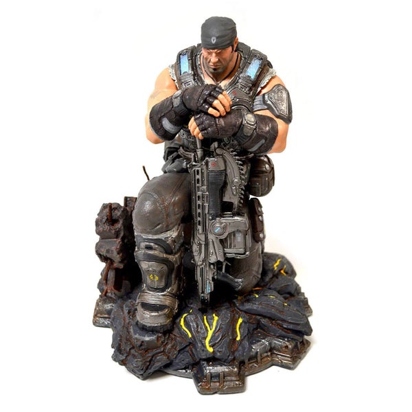 Gears of War 3 – Statuette de collection en PVC Marcus Fenix – Édition limitée 30 cm