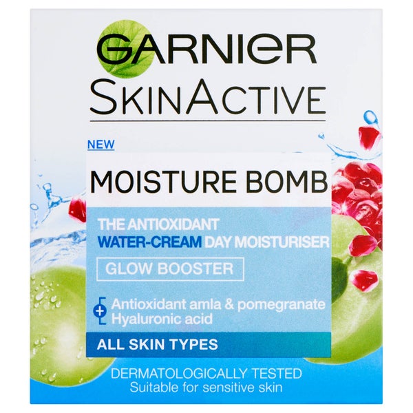 Garnier Moisture Bomb Glow Booster Day Moisturiser krem nawilżający na dzień 50 ml