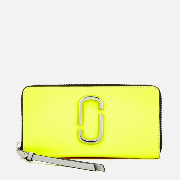 Marc Jacobs Women's Snapshot Continental Wallet - Bright Yellow Multi