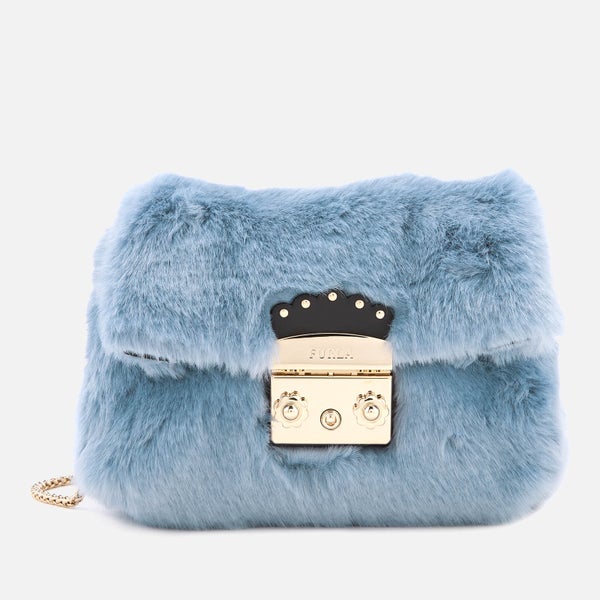 Furla Women's Metropolis Nuvola Mini Cross Body Bag - Light Blue