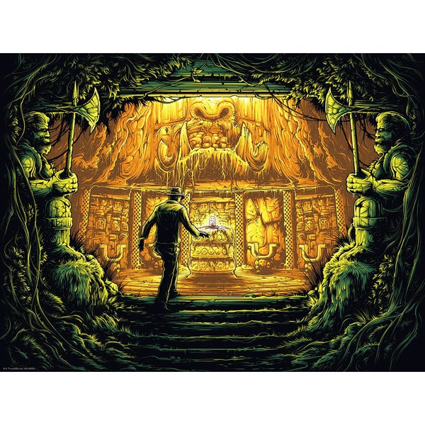 Indiana Jones and the Raiders of the Lost Ark There is Nothing to Fear Here Zeefdruk door Dan Mumford (45 x 60 cm)