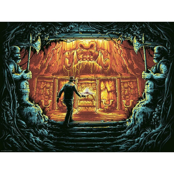 Indiana Jones "There is Nothing to Fear Here" Variant Silkscreen Print by Dan Mumford