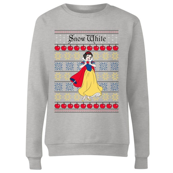 Disney Classic Snow White Dames kersttrui - Grijs