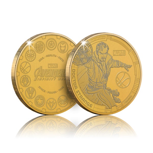 Pièce commémorative collector – Marvel Infinity War – Doctor Strange – Exclusivité Zavvi (limitée à 1 000 exemplaires)