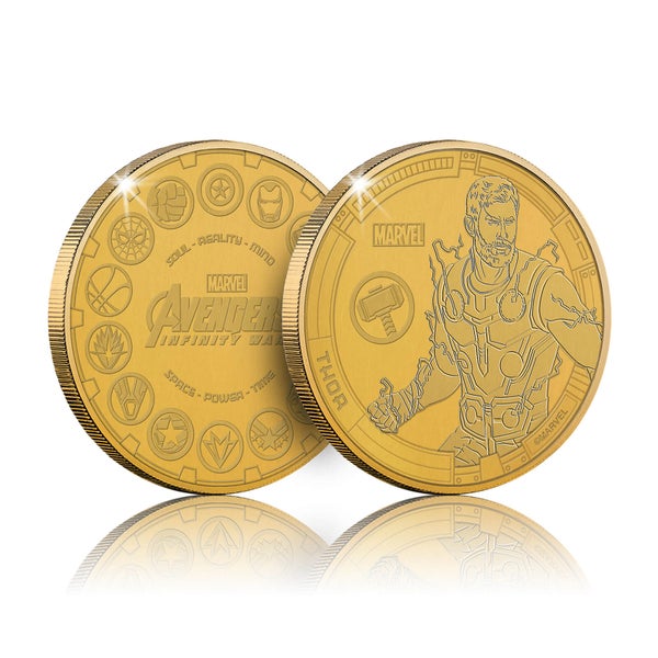 Collectable Marvel Infinity War Commemorative Coin: Thor - Zavvi Exclusive (Limited to 1000)