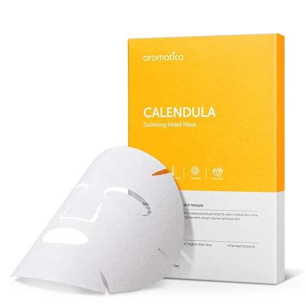 AROMATICA Calendula Soothing Relief Mask(아로마티카 칼렌듈라 수딩 릴리프 마스크 5매 19g)