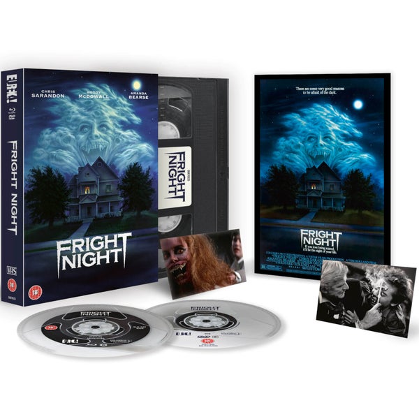 Fright Night Zavvi Exclusive VHS Limited Edition Dual Format (Includes Blu-ray & DVD)