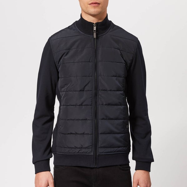 Ted Baker Men's Mowntan Quilted Funnel Neck Jacket - Navy