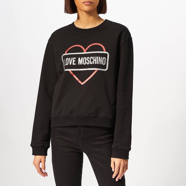 Love Moschino Women's Street Logo Sweater - Black