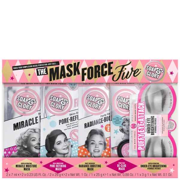 Soap and Glory the Mask Force Five Set (Worth $23.00)