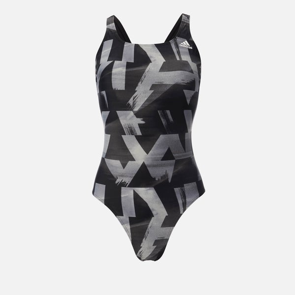 adidas Women's Fit All Over Print Suit - Black
