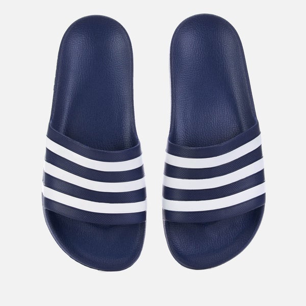 adidas Adilette Aqua Slide Sandals - Dark Blue