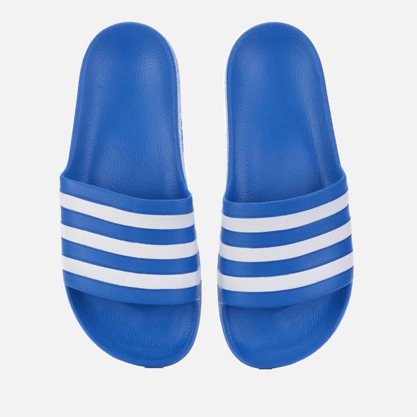 adidas Men's Adilette Aqua Slide Sandals - True Blue