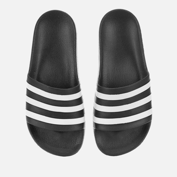 adidas Adilette Aqua Slide Sandals - Core Black