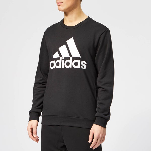 adidas Men's Must Haves BOS Crew Neck Sweatshirt - Black