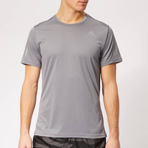 adidas Men's Own the Run Short Sleeve T-Shirt - Grey