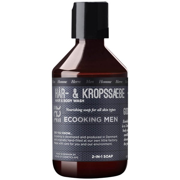 Ecooking Men Hair & Body Wash -pesuneste 250ml