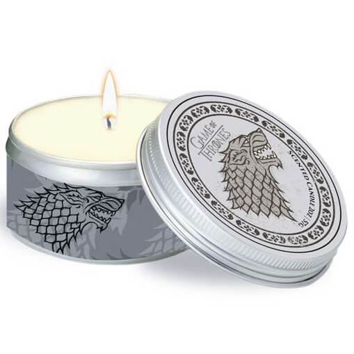 Game of Thrones (Large) Scented Tin Candle - Stark