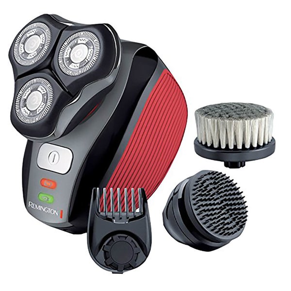 Remington XR1410 Flex360 Rotary Electric Shaver and Groom Kit - Red/Black