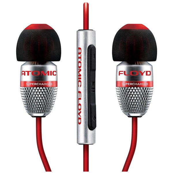 Atomic Floyd SuperDarts Earphones with In-Line Controls and Soundproofing