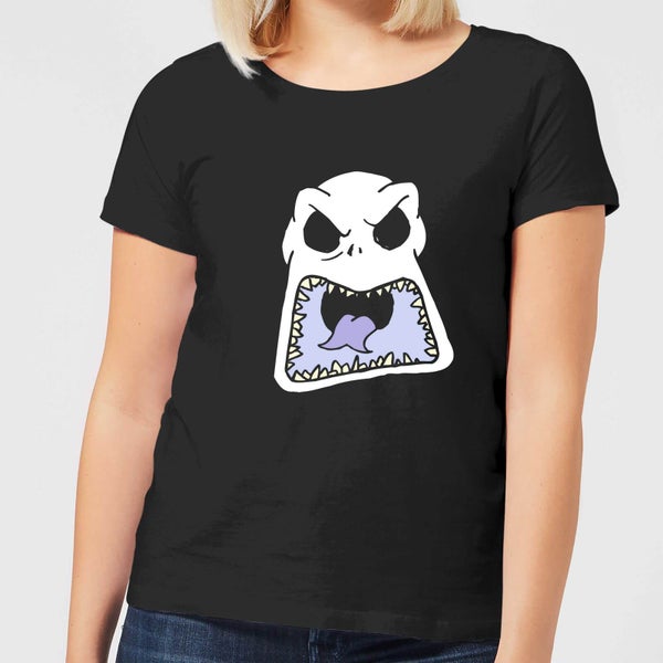 Nightmare Before Christmas Jack Skellington Angry Face Women's T-Shirt - Black