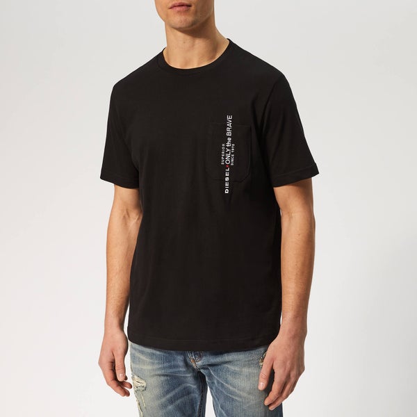 Diesel Men's Just Pocket T-Shirt - Black