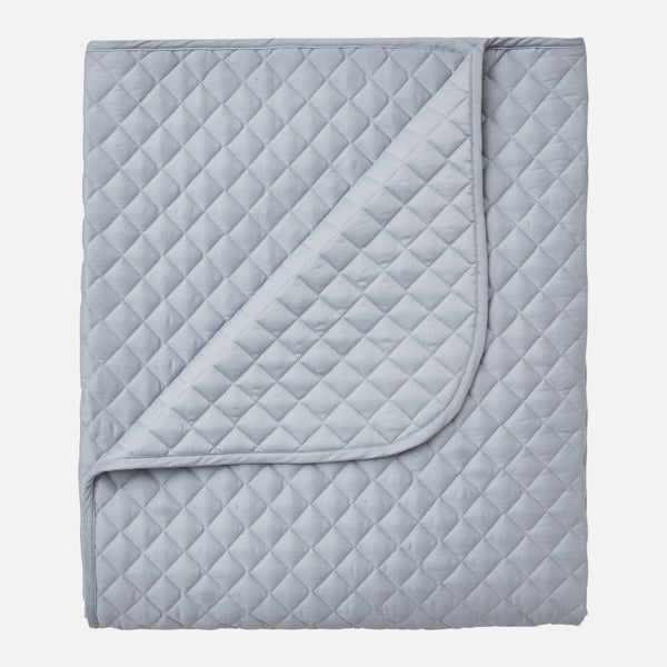 ïn home Diamond Quilted Throw Blanket - Silver