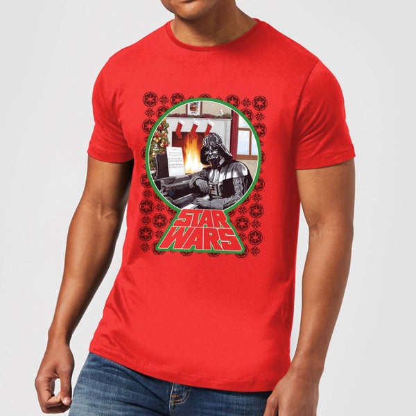 T-Shirt de Noël Homme Star Wars A Very Merry Sithmas - Rouge