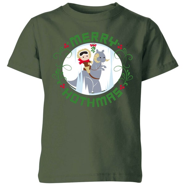 T-Shirt de Noël Homme Star Wars Merry Hothmas - Vert