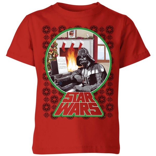 Camiseta navideña para niños A Very Merry Sithmas de Star Wars - Rojo