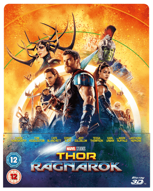 Thor Ragnarok 3D - Zavvi UK Exclusive Lenticular Edition SteelBook (Includes 2D Blu-ray)