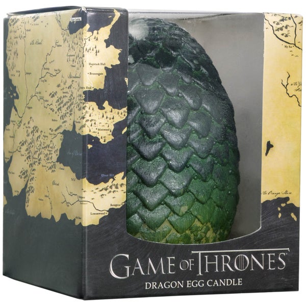 Game of Thrones Sculpted Candle Egg - Green