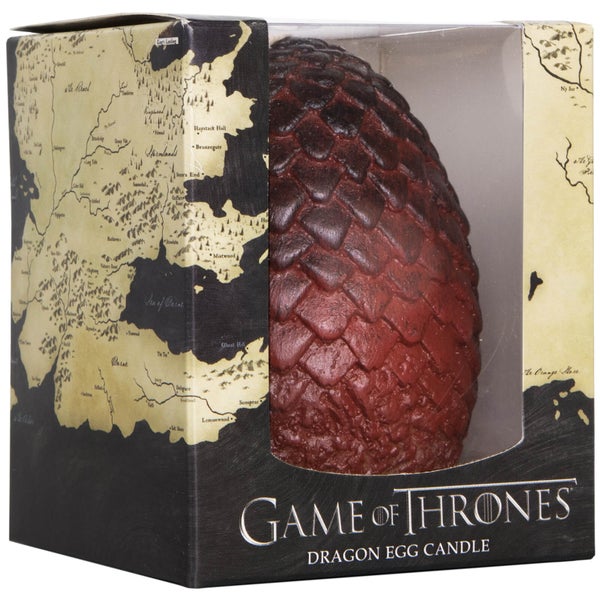 Game of Thrones Sculpted Candle Egg - Red