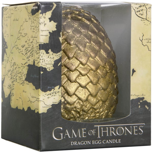 Game of Thrones Sculpted Candle Egg - Gold