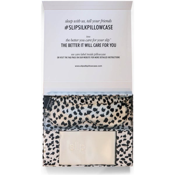 Slip Beauty Sleep Gift Set - White/Black/White Leopard