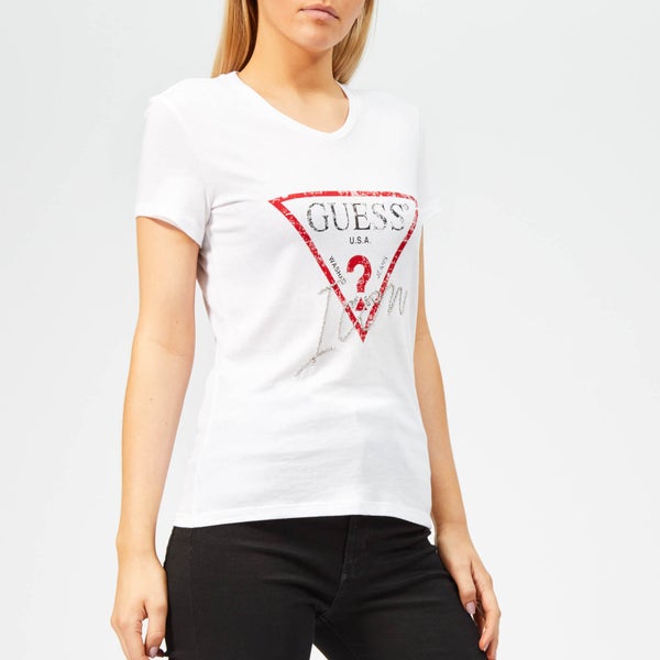 Guess Women's Icon T-Shirt - True White