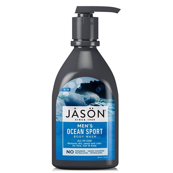 JASON Men's Ocean Sport Body Wash Pump(제이슨 맨즈 오션 스포츠 바디 워시 펌프)