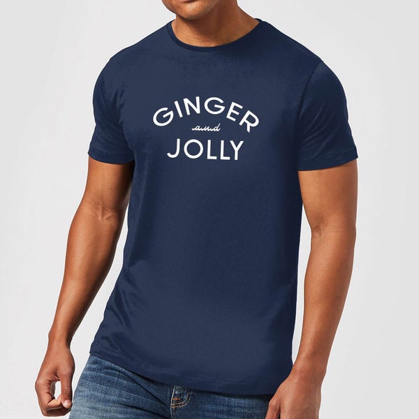 Ginger and Jolly Men's Christmas T-Shirt - Navy
