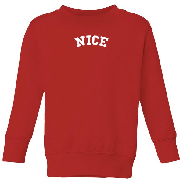 Nice Kids' Christmas Sweatshirt - Red