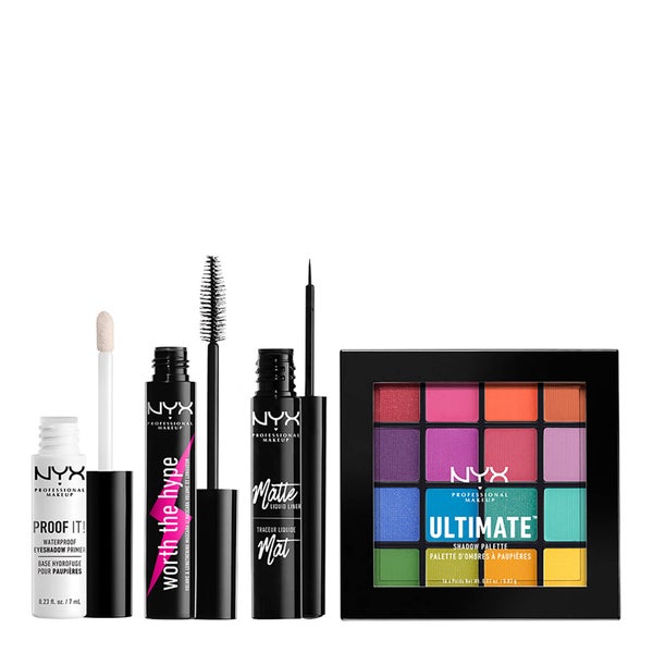 NYX Professional Makeup Worth the Hype Ultimate Brights Eye Kit (Worth £38.00)