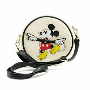 Loungefly Disney Mickey Mouse Mickey Clock Arms Cross Body Bag