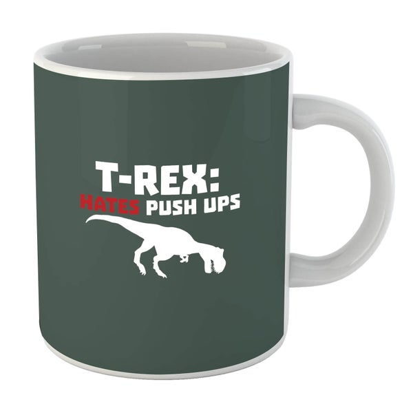 T-Rex Hates Pushups Mug