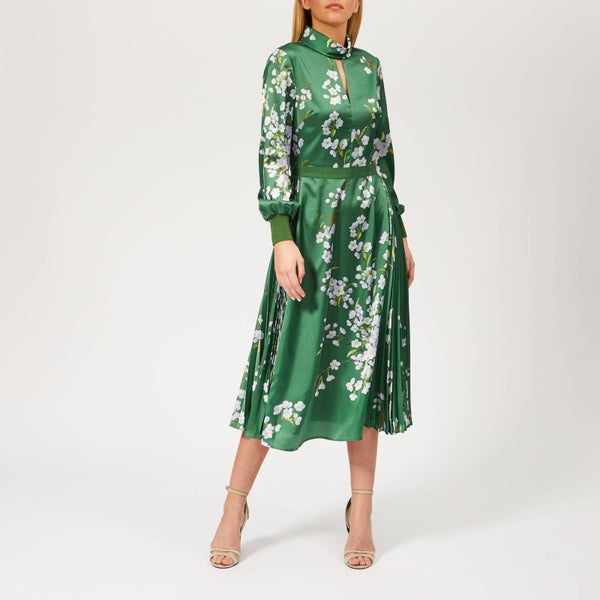 Ted Baker Women's Jhenni Graceful Print Midi Dress - Green