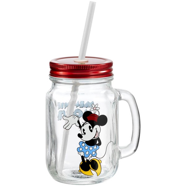 Disney Minnie Mouse glazen mason jar