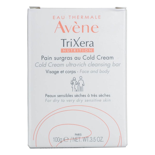Avène TriXera Nutrition - Cold Cream Ultra Rich Cleansing Bar